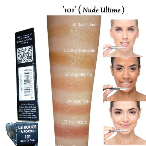 GIVENCHY LE ROUGE-A-PORTER SHEER SOPHISTICATED HTF💥 Nude Ultime (101)💥NWT/NEW! - Picture 6 of 13